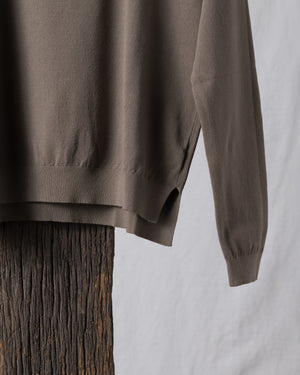 Crew Knit LS Taupe