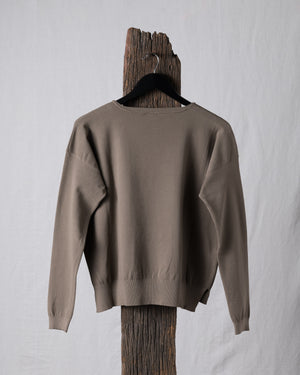Crew Knit LS Taupe