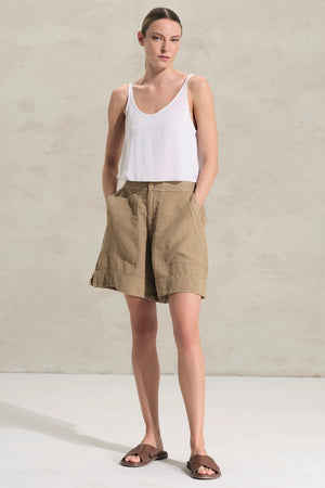 Shorts Linen Nut