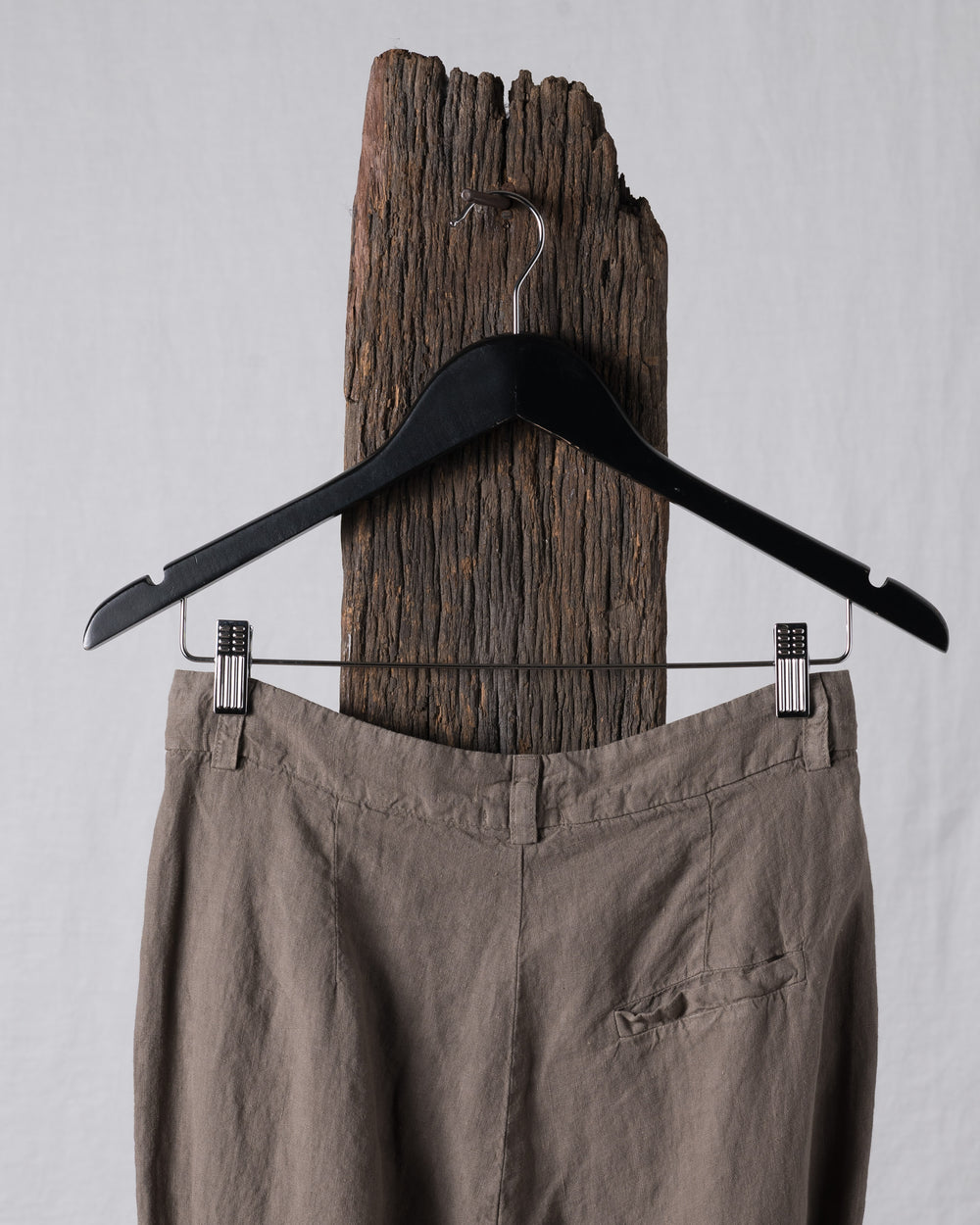 Slim Pants Linen Taupe