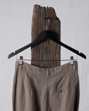 Slim Pants Linen Taupe