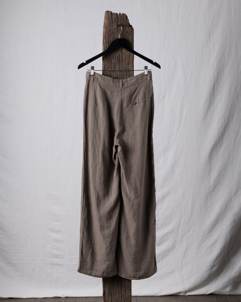 Slim Pants Linen Taupe