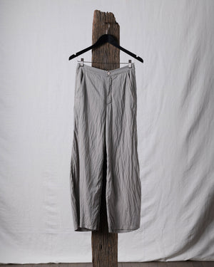 Wide Silk Pant Grey