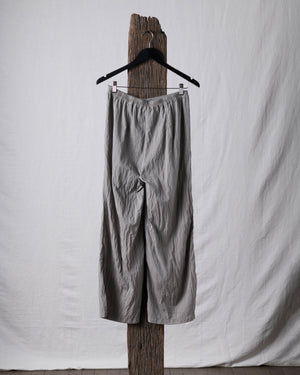 Wide Silk Pant Grey