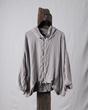 Reversible Silk Jacket Grey
