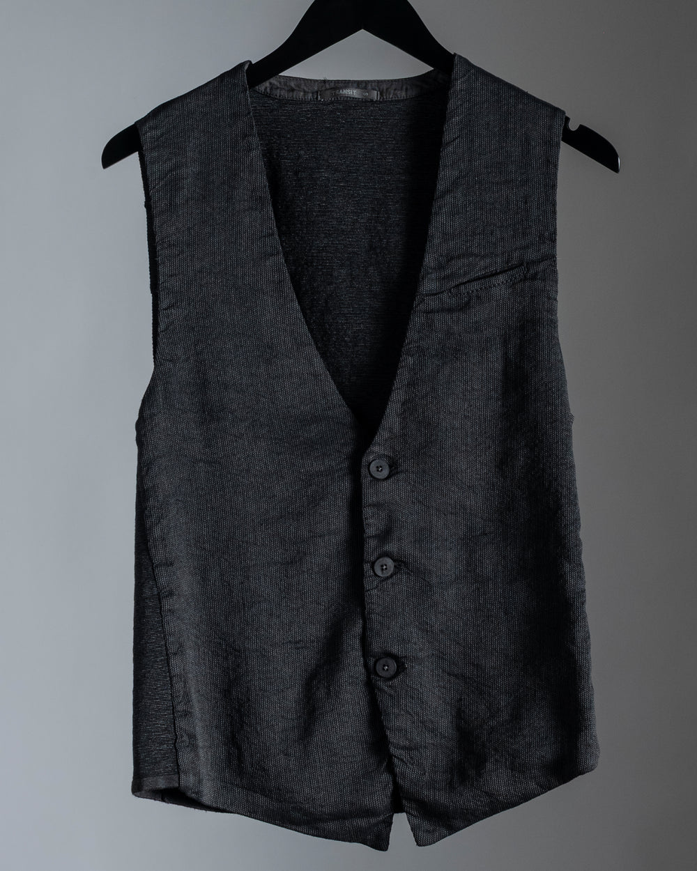 Waist Coat Charcoal CFUTRWH172-U12