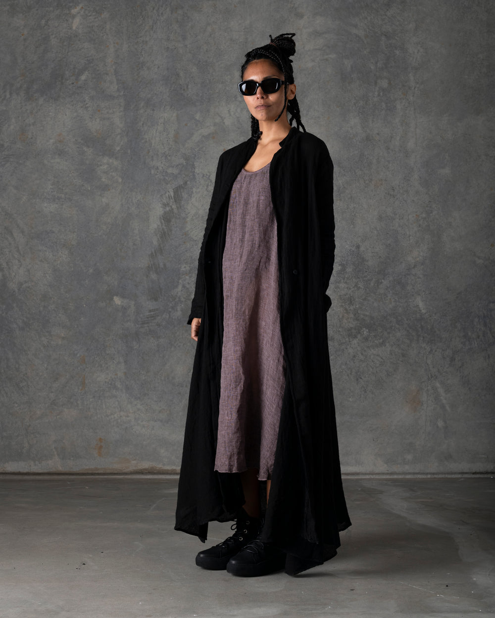 Medium Tank Dress Dirty Wine T-200