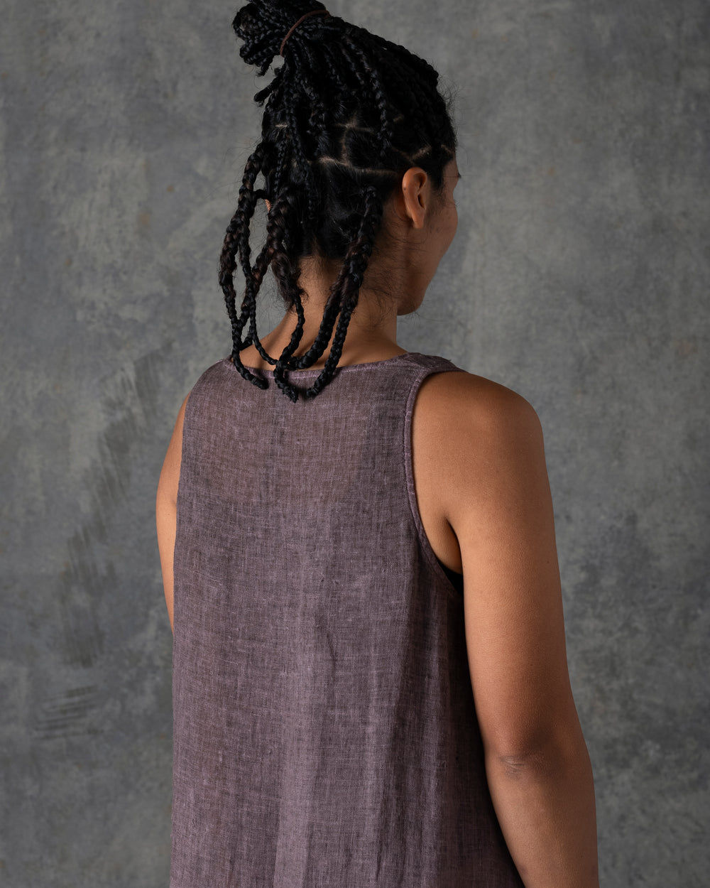 Medium Tank Dress Dirty Wine T-200