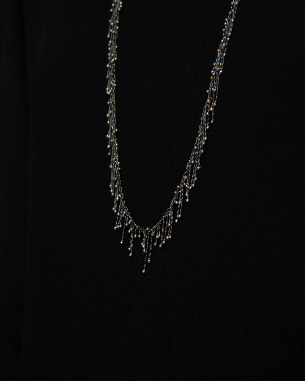 Long Silver Necklace CN1428