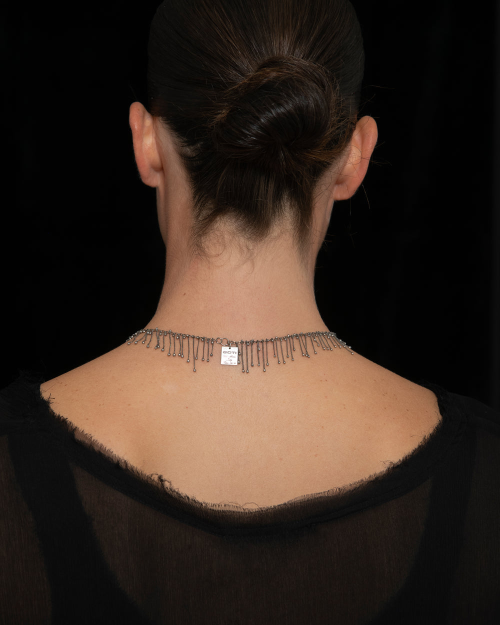 Long Silver Necklace CN1428