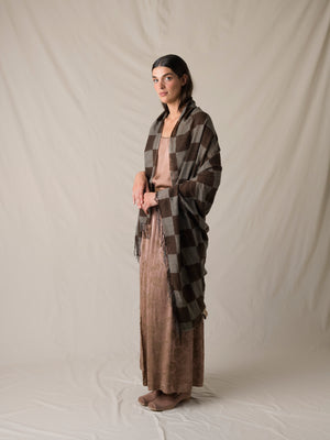 Scarf Mustard Tan