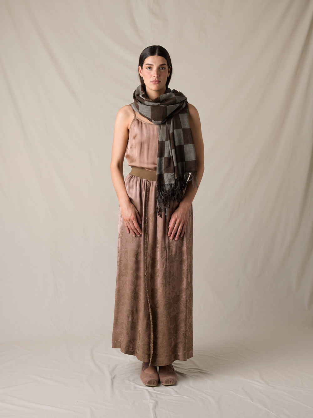 Scarf Mustard Tan