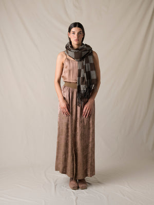 Scarf Mustard Tan
