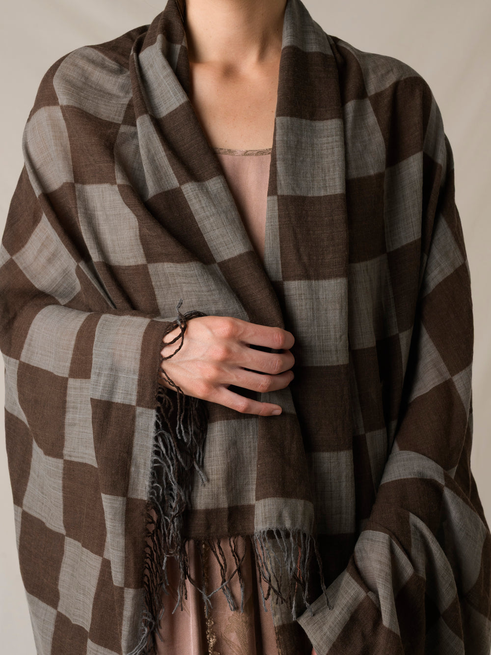 Scarf Mustard Tan