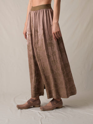 Grain Skirt Dark Rose