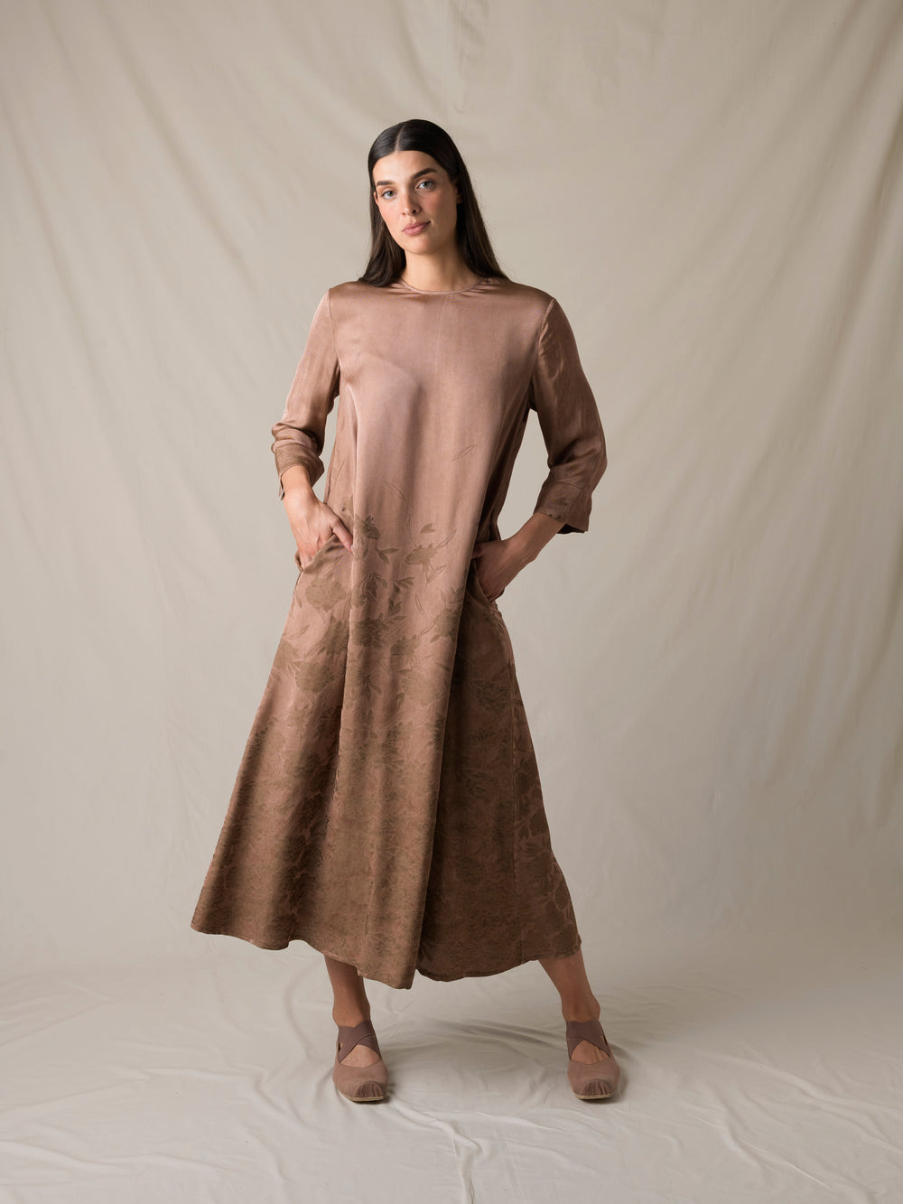 Apostte Dress Dark Rose