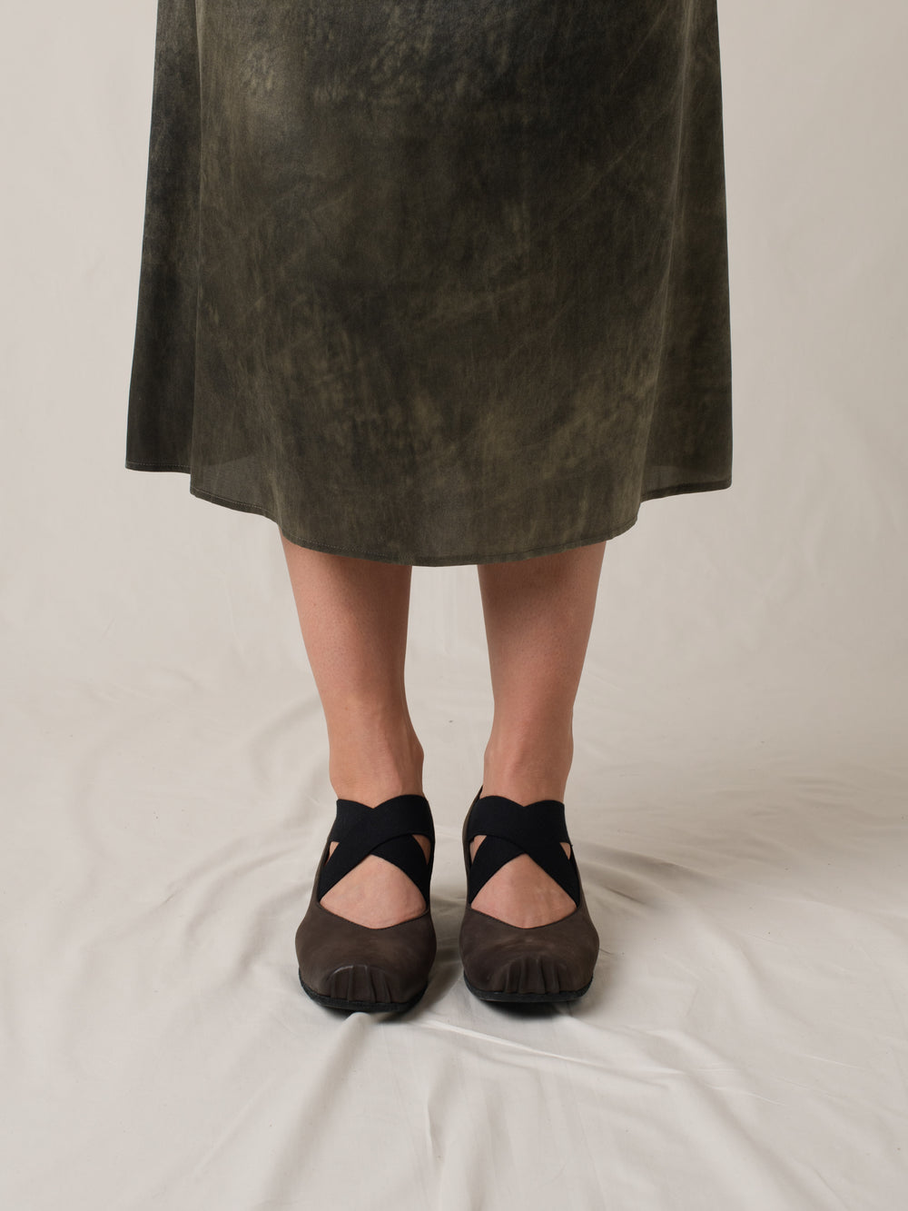 High Ballet Shoes Brown Black