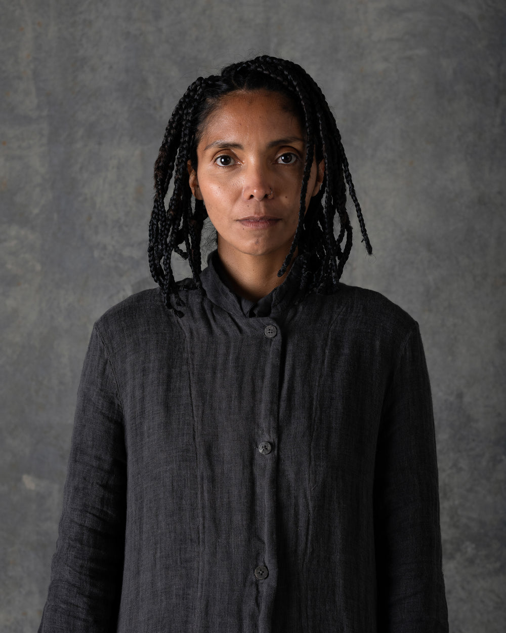 Unlined Duster Dark Grey T-200