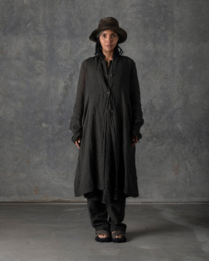 Unlined Duster Dark Grey / Brown T-200