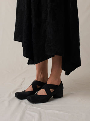 High Ballet Shoes Black