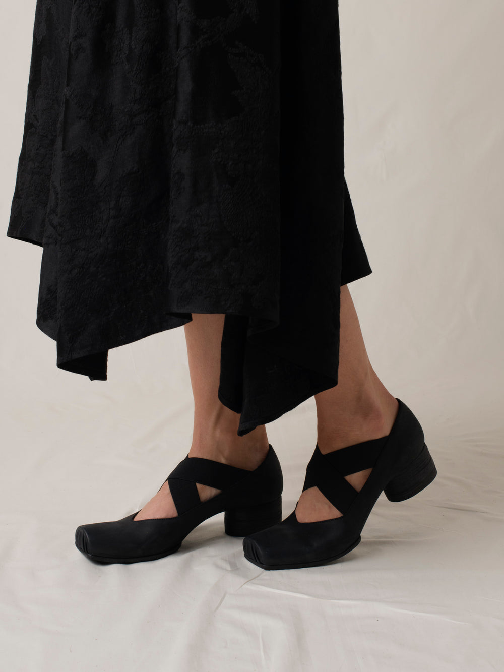 High Ballet Shoes Black
