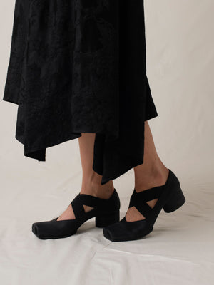 High Ballet Shoes Black