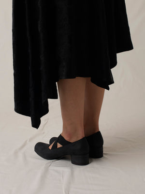 High Ballet Shoes Black