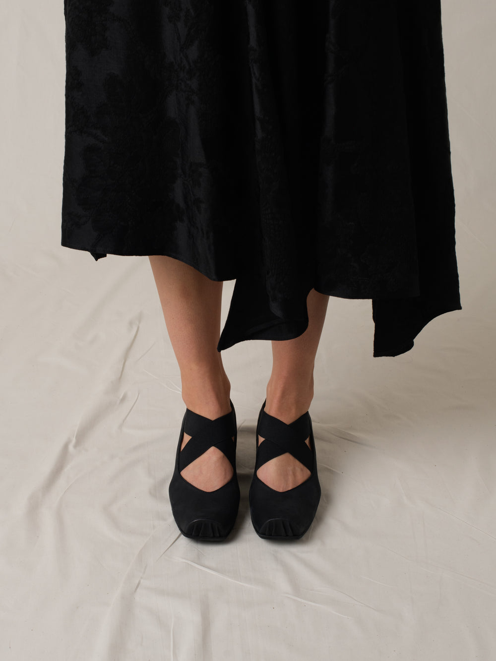 High Ballet Shoes Black