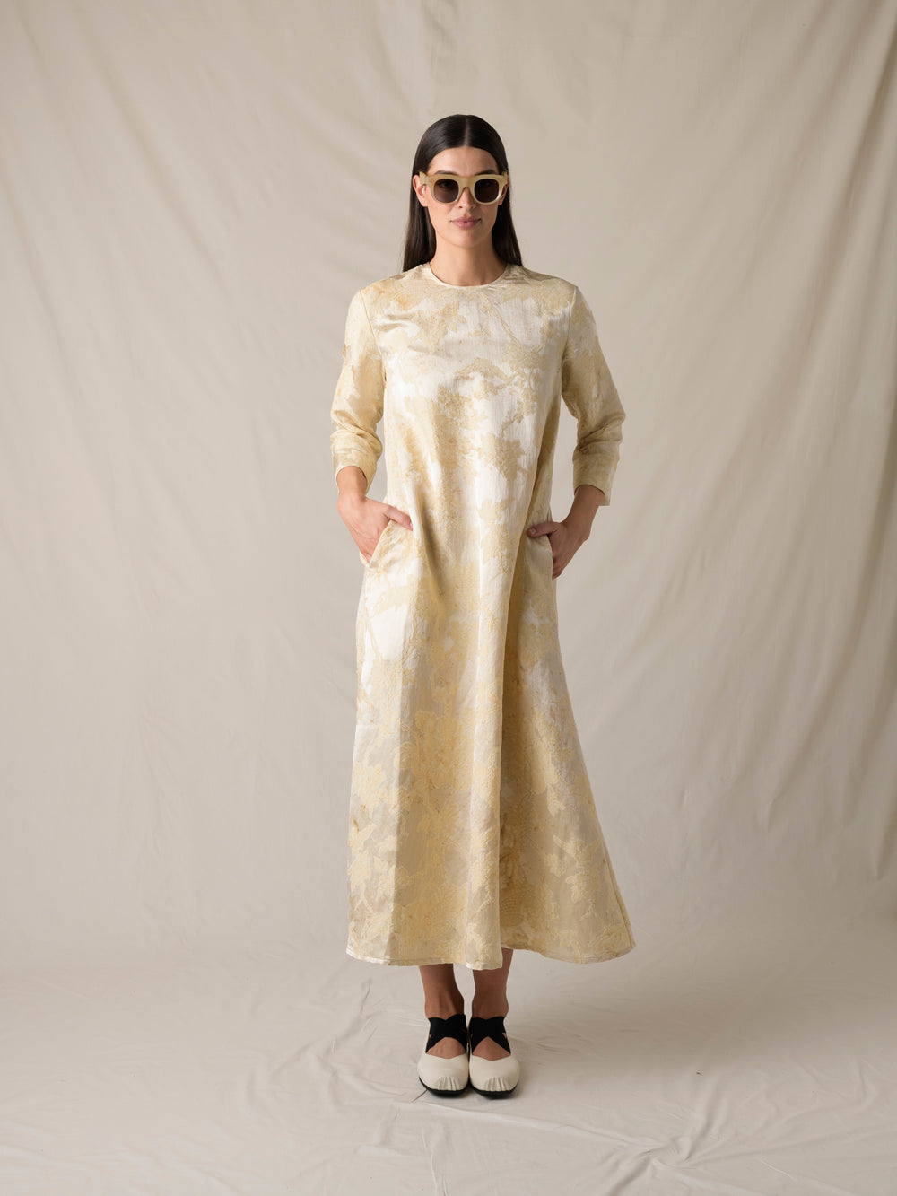 Apostte Dress Light Beige Tan