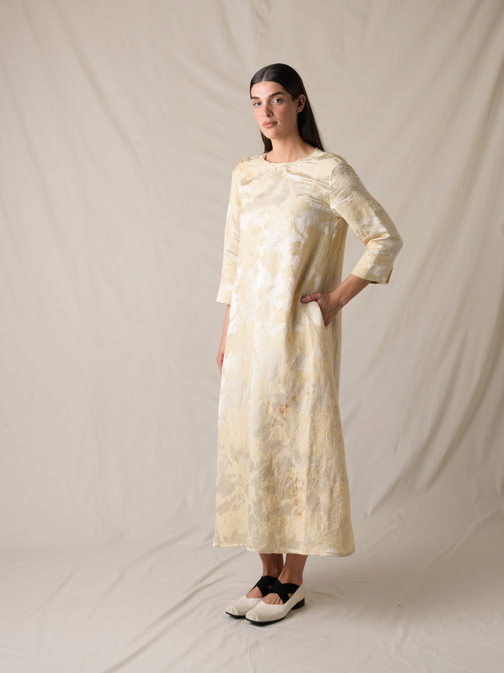 Apostte Dress Light Beige Tan