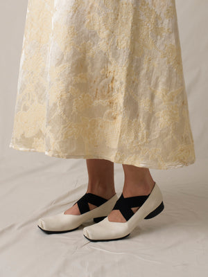Ballet Shoes Off White / Black