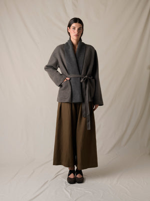 Poetic Pants Wool Brown