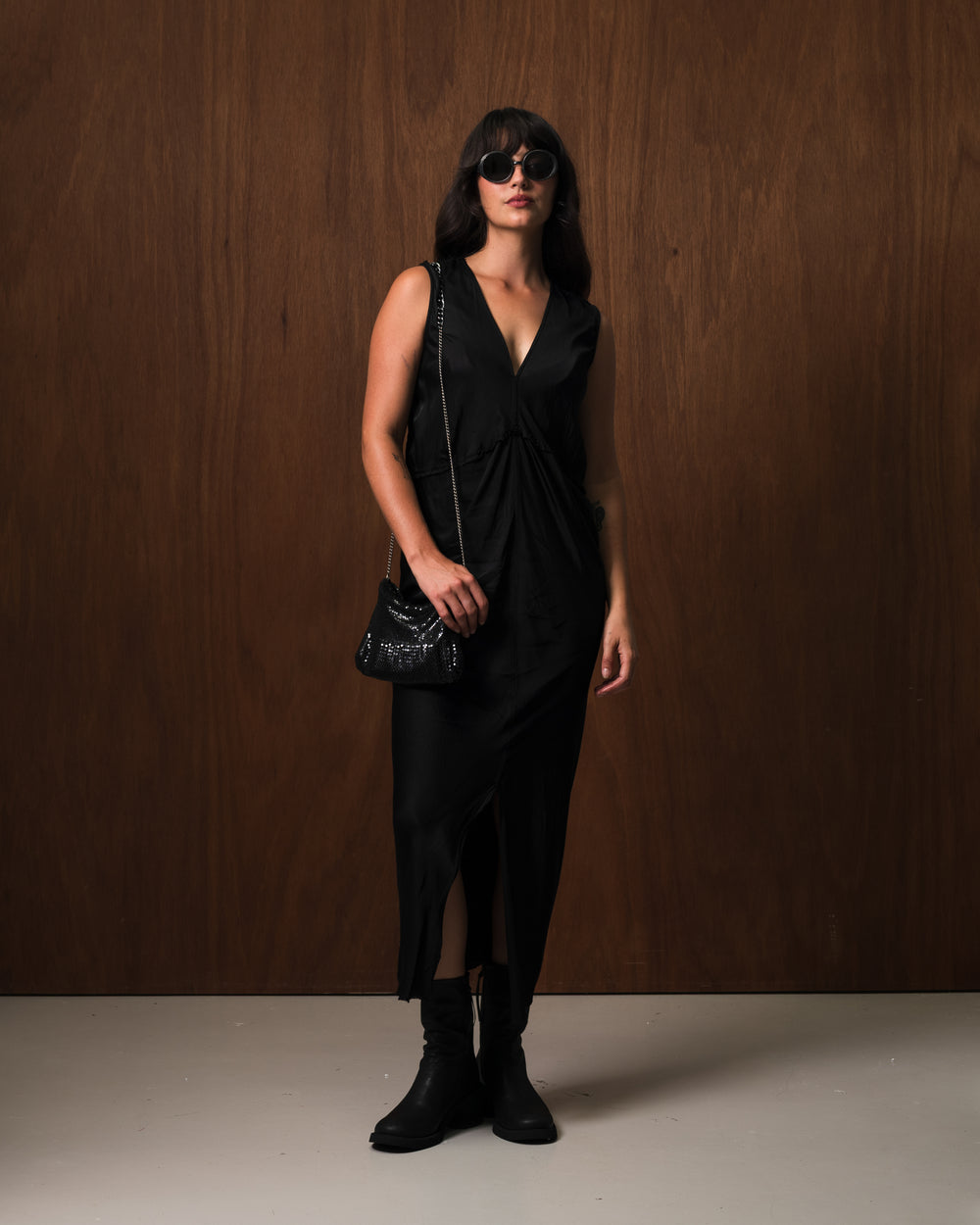 Byron Dress Rayon Black