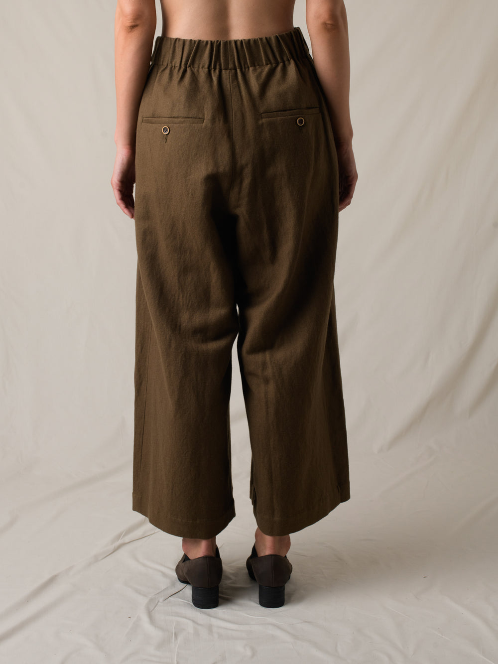 Poetic Pants Wool Brown