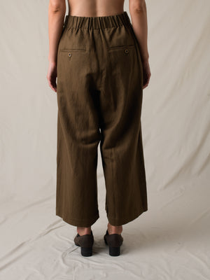Poetic Pants Wool Brown