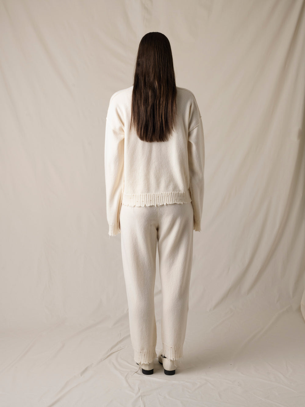Over Cardigan Cashmere Off White