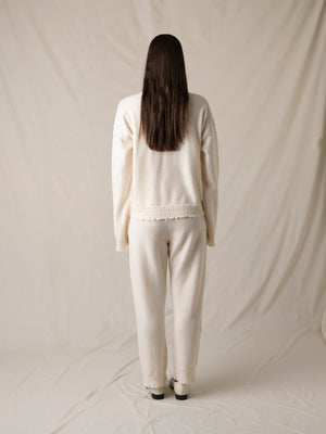 Over Cardigan Cashmere Off White