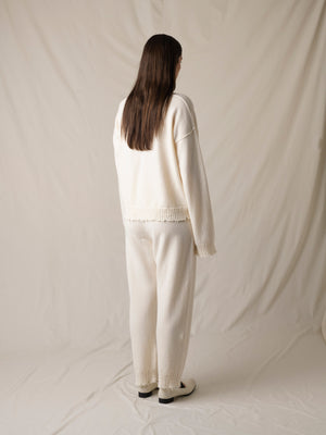 Ankle Pants Off White