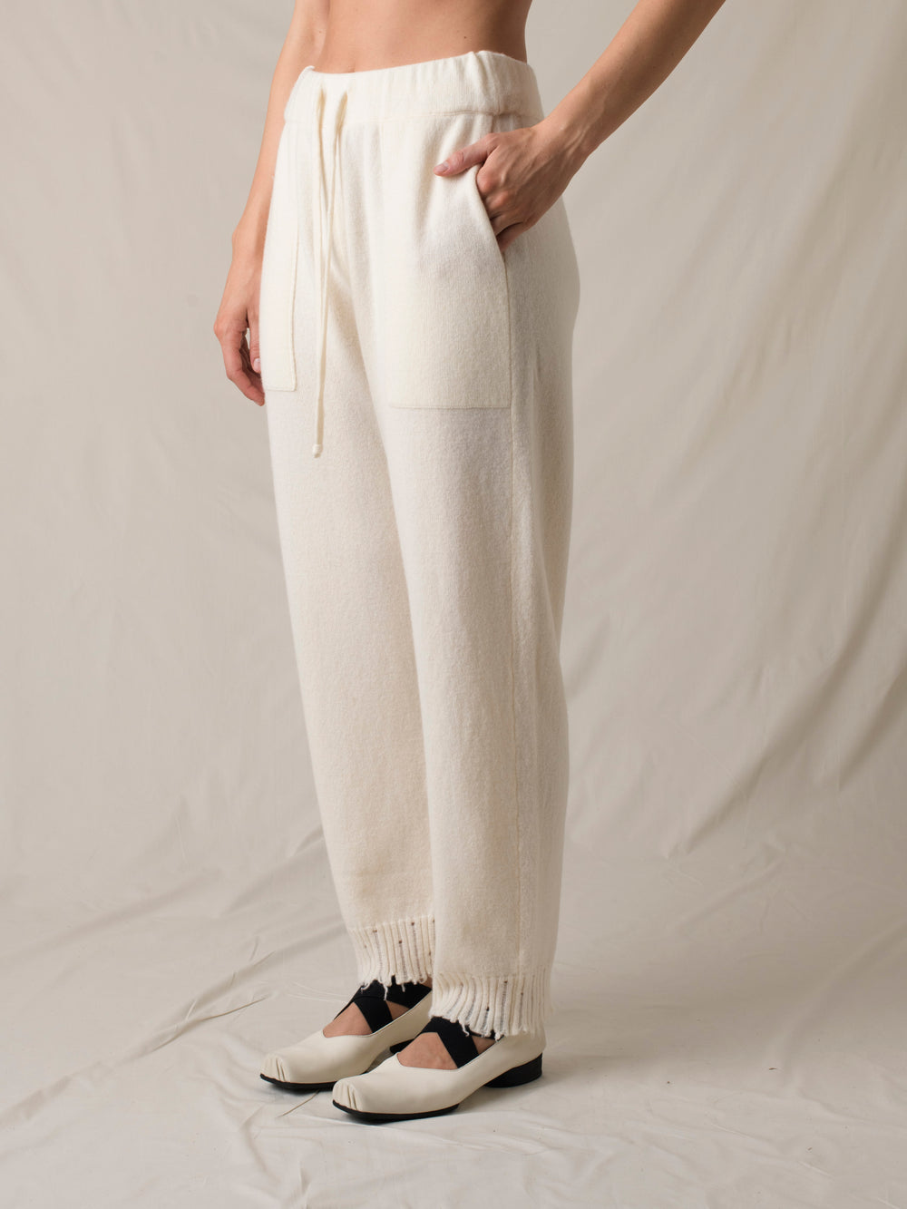 Ankle Pants Off White