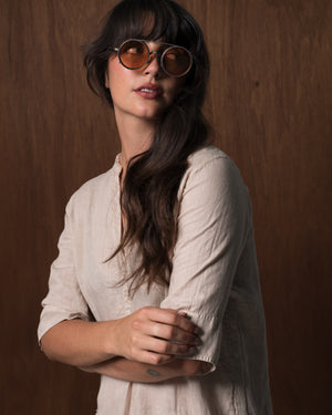 RG00UW50 The Victorian Grey Copper x Titanium w/ Salmon Lens Clip