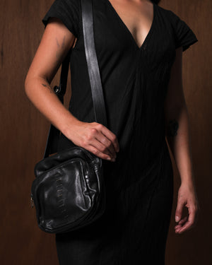 Canne Dress Linen Black