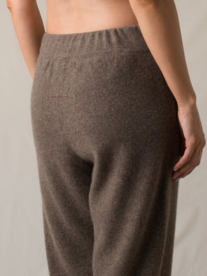 Ankle Pants Cashmere Brown