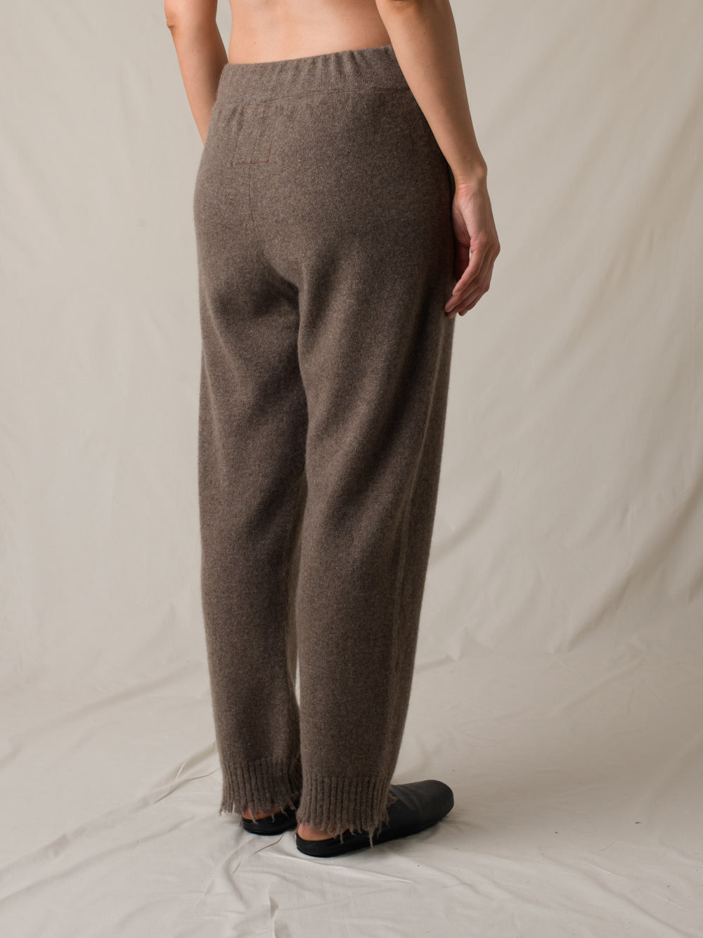Ankle Pants Cashmere Brown