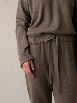 Long SLV Top Cashmere Brown
