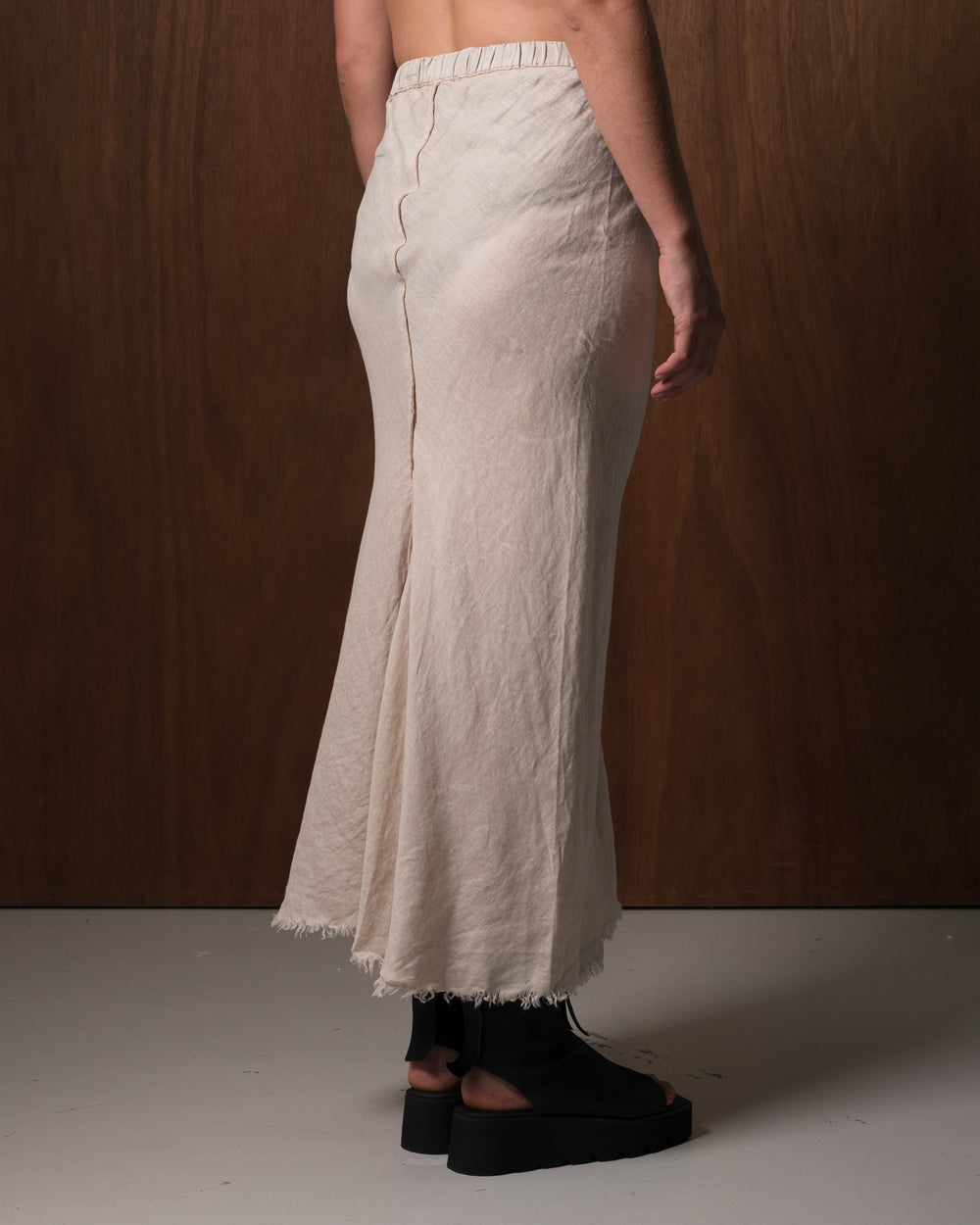 Virginia Skirt Linen Nude