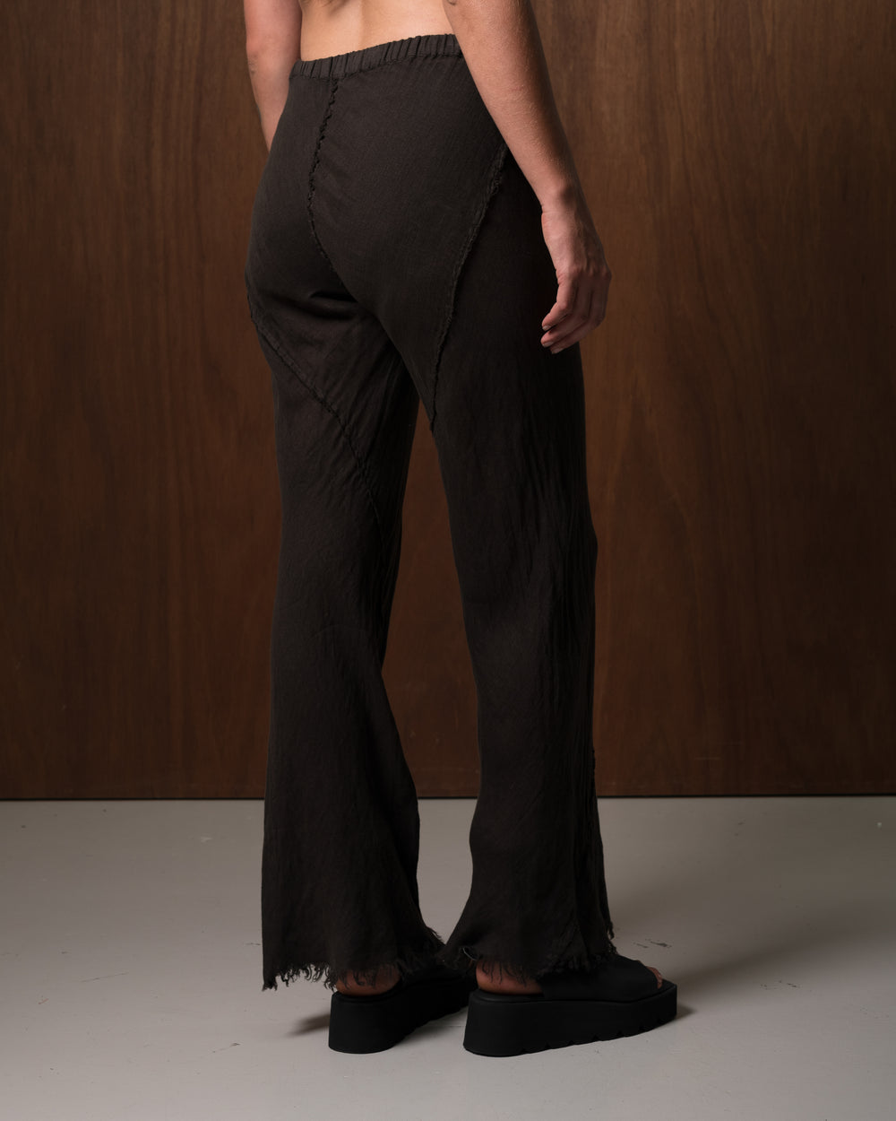 Milano Pants Linen Chocolate