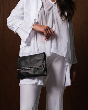 Deng Piccola Foglie Black