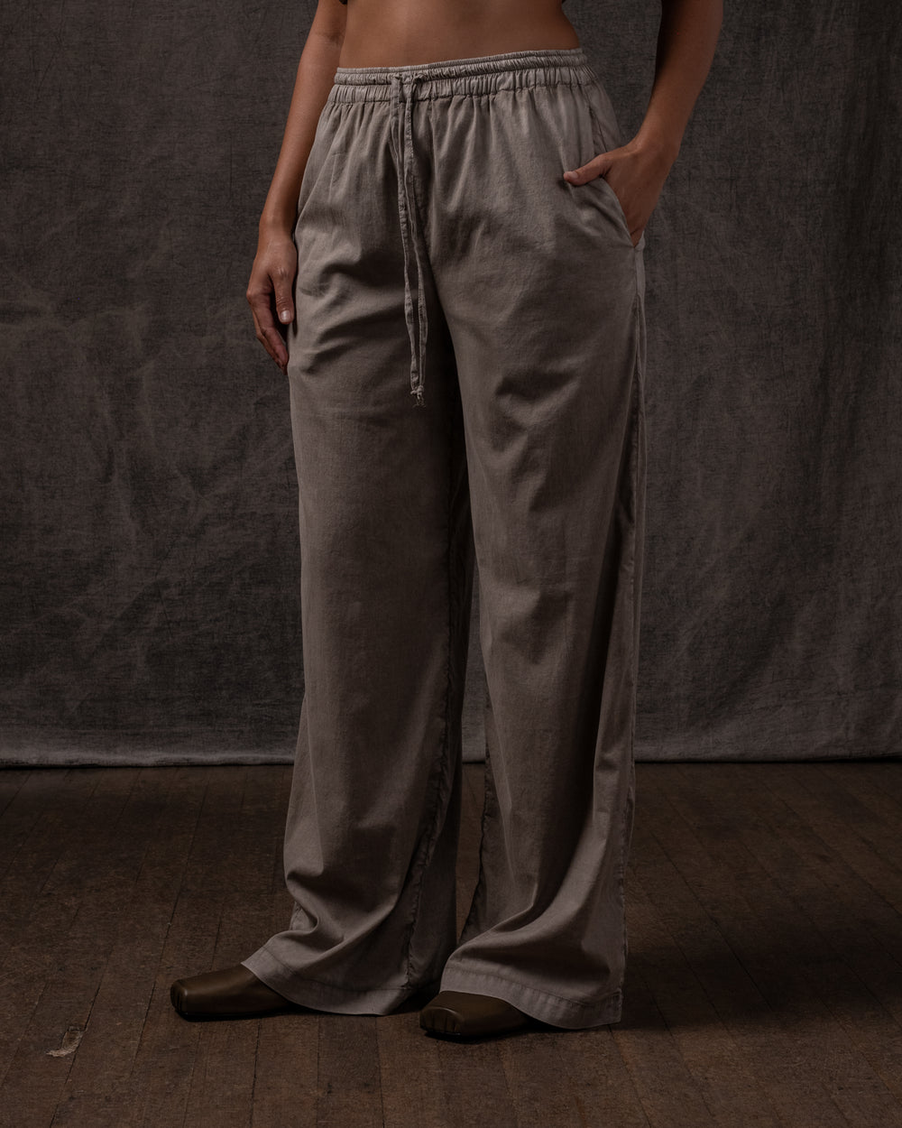 Easy Pant Fine Cotton Voile Dune