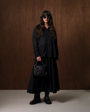 Pauline Leather Handbag Black