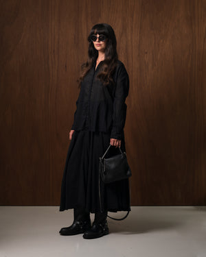 Pauline Leather Handbag Black